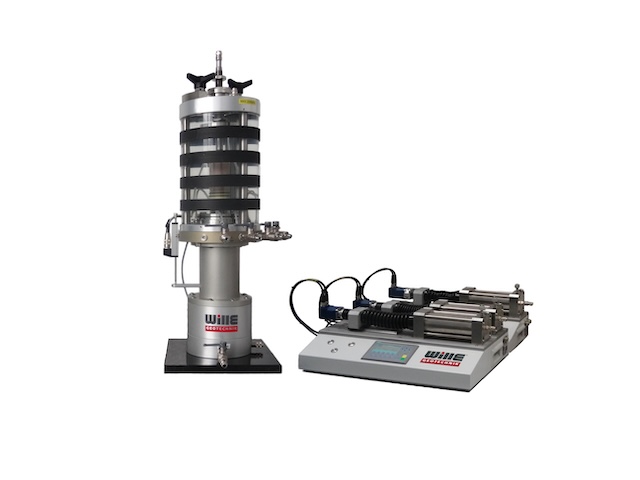 Obispo y dispositivo de prueba triaxial de Wesley - 1