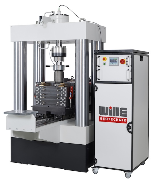 Aparato de corte directo de roca controlada con temperatura - 1