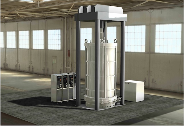 Sistema de prueba triaxial de ultra gran escala