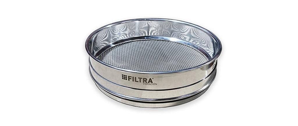 Tamiz - 8" - malla inox 316 ø = 203mm, luz = 850 mm, h = 50mm # ASTM E11:2020 GyB-Tamiz/Filtra#20