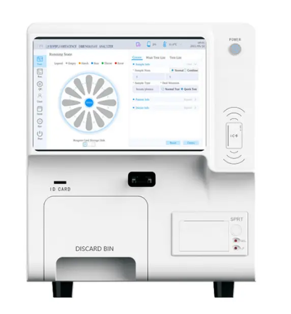 Analizador de inmunoensayo de fluorescencia