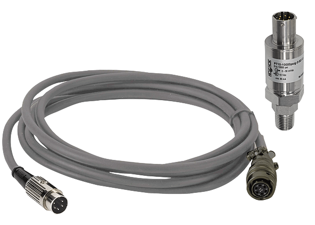 Transductor de presion, 10.000 psi con cable y enchufe