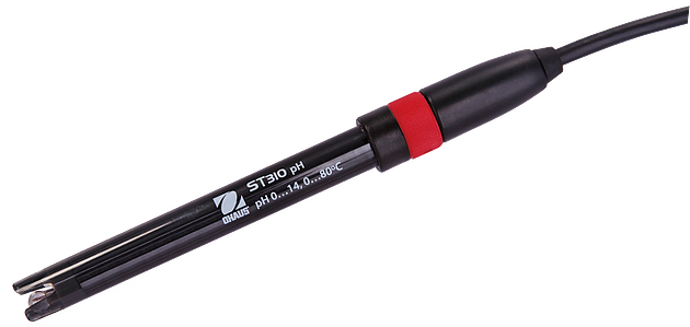 PH meter, electrode, BNC cinch, pH/Temp, refillable