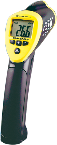 Termometro infrarrojo de amplio rango, rastreable con estuche