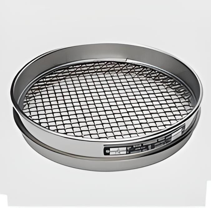 Tamiz, 8'' de diametro, malla de 5/16'' (8,0 mm), altura media, marco y malla de acero inoxidable