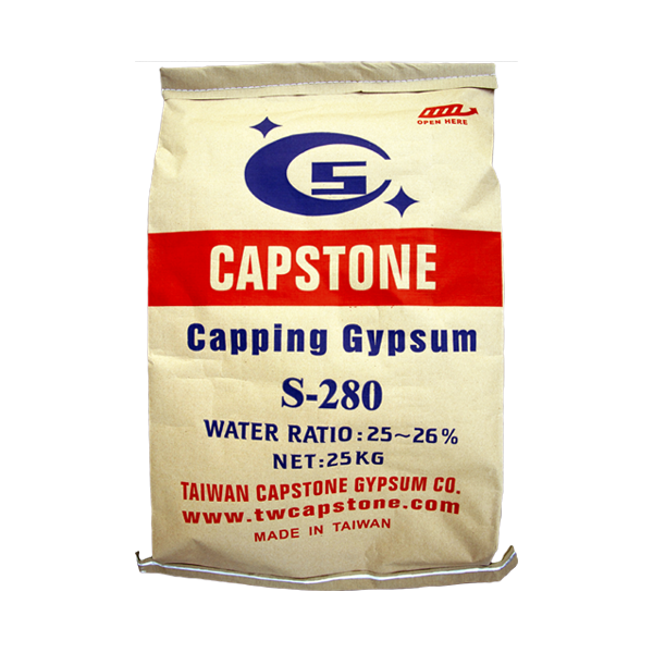 280Kgf/cm2 o 4000psi, 30min,25-26% ratio agua/yeso (25 kg) (yeso para refrentar)