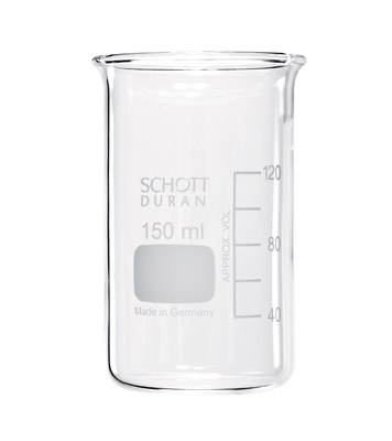 Vaso de precipitados de vidrio de 150 ml