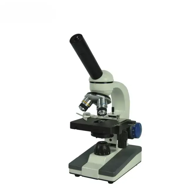 Microscopio monocular para estudiantes.