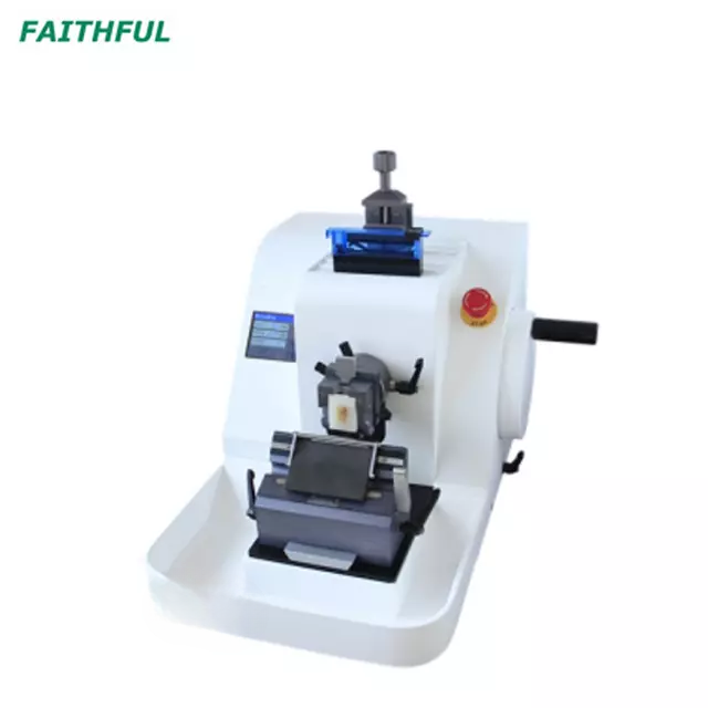 Microtomo rotatorio semiautomatico con panel tactil.
