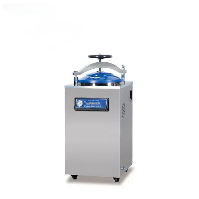 Esterilizador vertical a vapor automatico con secado, 35 L