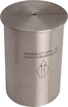 [HP-1108] Peso por taza de galon con cubierta, acero inoxidable