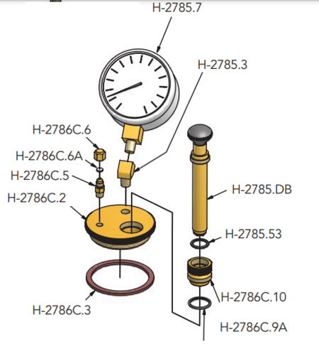 [H-2786C.10] Adaptador de super bomba para H-2786C