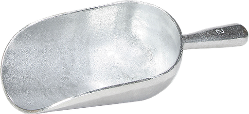 [H-3729] Cuchara, cuchara de punta redonda n.° 1, de aluminio