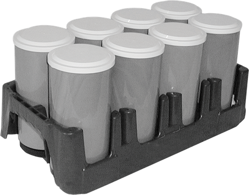 [H-2977C] Estante de transporte de cilindros, 4'' (8 cilindros)