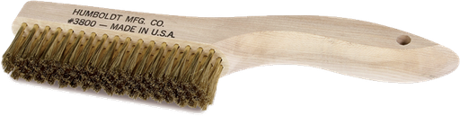 [H-3800] Cepillo de limpieza de moldes, mango de madera