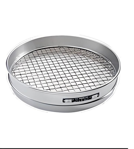 [filler_35919] Tamiz, 12'' de diametro, malla de 3/8'' (9,5 mm), altura media, marco y malla de acero inoxidable