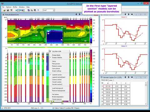 ZondIP1D interpretacion de datos de sondeo 1D VES y VES GeoDevice-ZondIP1D