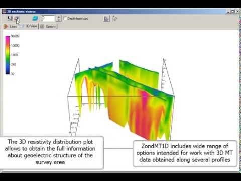 ZondMT1d interpretacion de datos 1D MT AMT RMT fuente controlada ZondMT1d